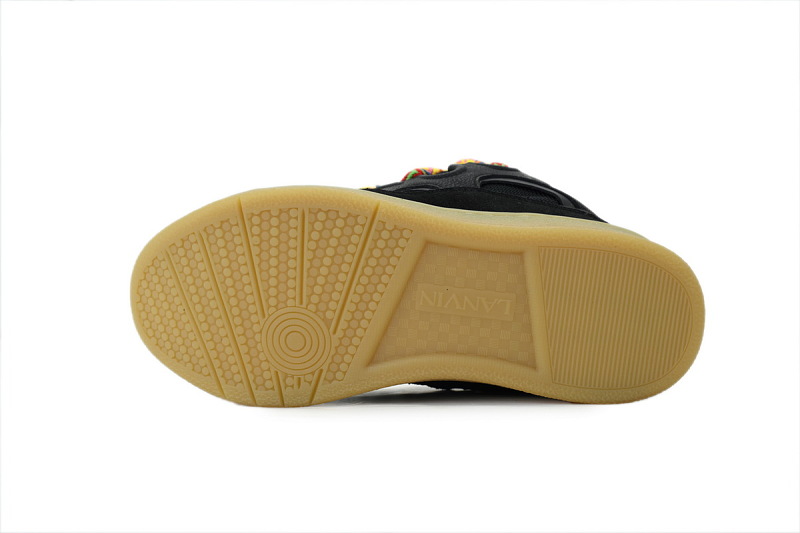 【DA7M9】黑黄 浪凡运动鞋休闲面包鞋 LANVIN Black and Yellow