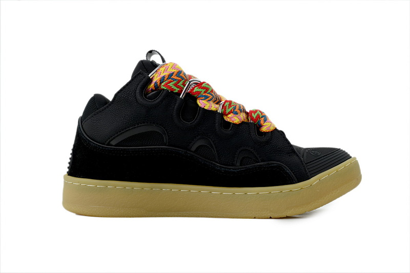 【DA7M9】黑黄 浪凡运动鞋休闲面包鞋 LANVIN Black and Yellow