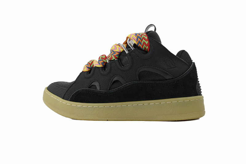 【DA7M9】黑黄 浪凡运动鞋休闲面包鞋 LANVIN Black and Yellow