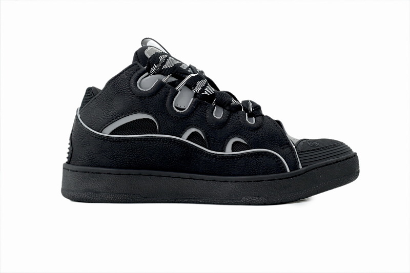 【DA7M9】黑色 浪凡运动鞋休闲面包鞋 P22 LANVIN Black