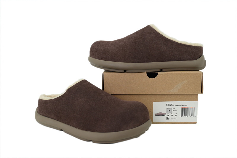 【AA3AP】小土豆深棕色 UGG 包头保暖鞋 101619-1 UGG Baotou Warm Shoes Dark Brown