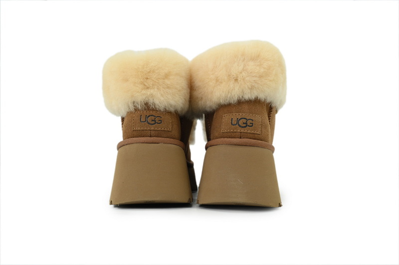 【CA8AP】埃斯米栗色 UGG 包头增高保暖厚底鞋 1171532 UGG Esmee Lace Up Boot Chestnut Womens