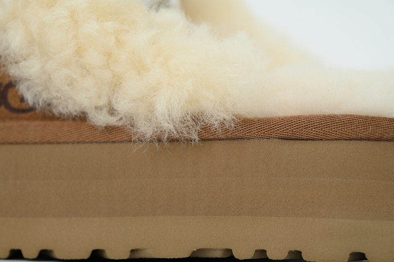 【BA2AP】阿尔派半托栗色 UGG 包头增高保暖厚底鞋 1158260 UGG Disquette Alpine Slipper Chestnut Womens
