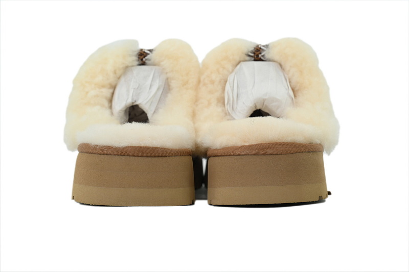 【BA2AP】阿尔派半托栗色 UGG 包头增高保暖厚底鞋 1158260 UGG Disquette Alpine Slipper Chestnut Womens