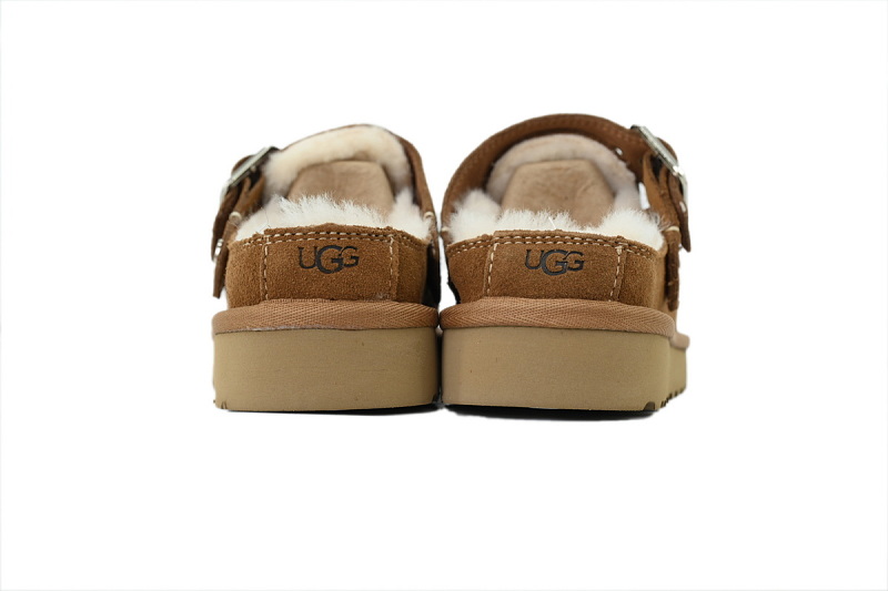 yupoo_314603_18f3fe2e.jpg 【BA1AP】厚底炫金包头半棕色 UGG 包头增高保暖厚底鞋 1180251 UGG Goldenstar Evelina Clog Brown Leather Clogs