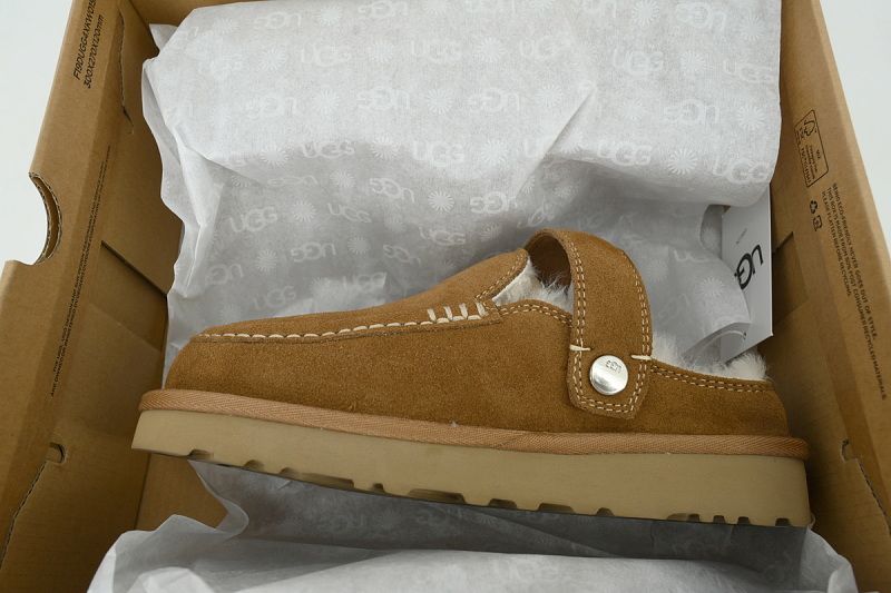 yupoo_314603_7e491920.jpg 【BA1AP】厚底炫金包头半棕色 UGG 包头增高保暖厚底鞋 1180251 UGG Goldenstar Evelina Clog Brown Leather Clogs