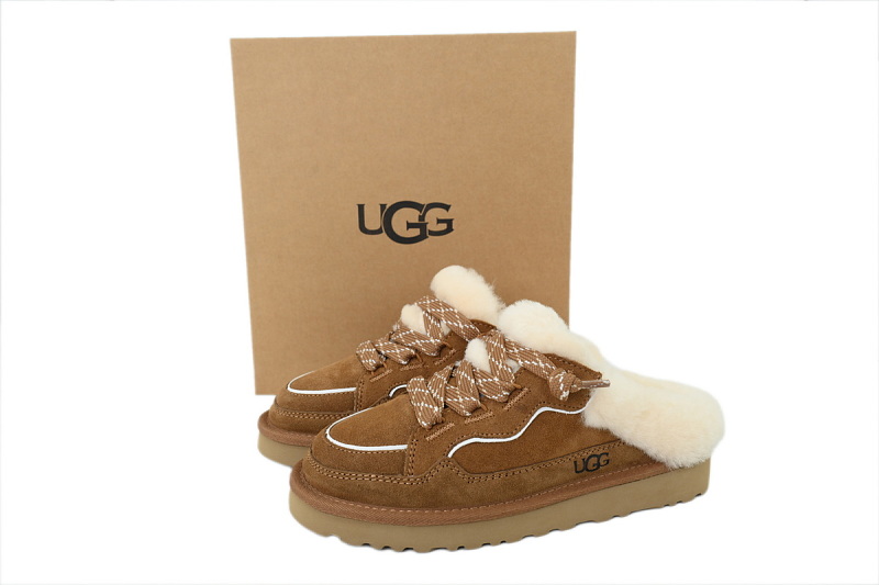 【CA5AP】面包鞋半托 UGG 舒适保暖包头拖鞋 1180313 UGG LOWMEL MULE 'CHESTNUT'