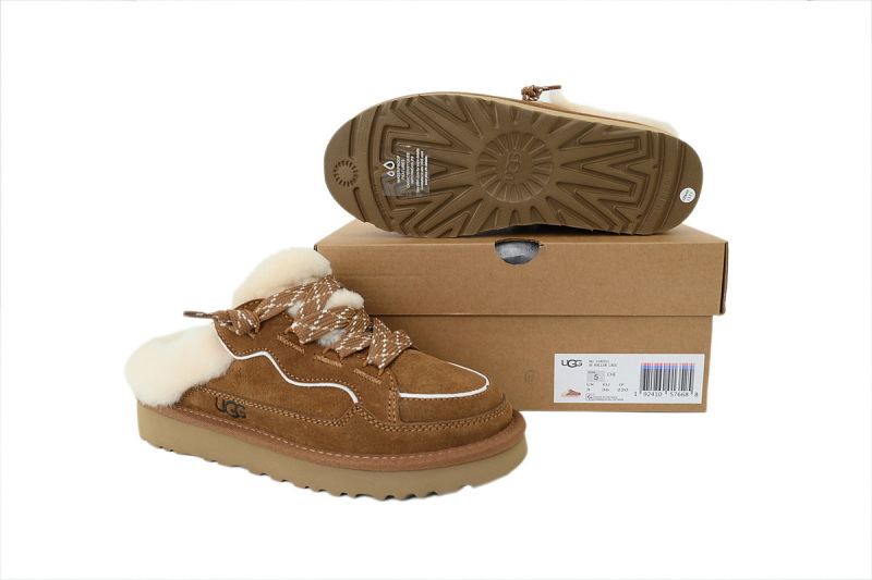 【CA5AP】面包鞋半托 UGG 舒适保暖包头拖鞋 1180313 UGG LOWMEL MULE 'CHESTNUT'