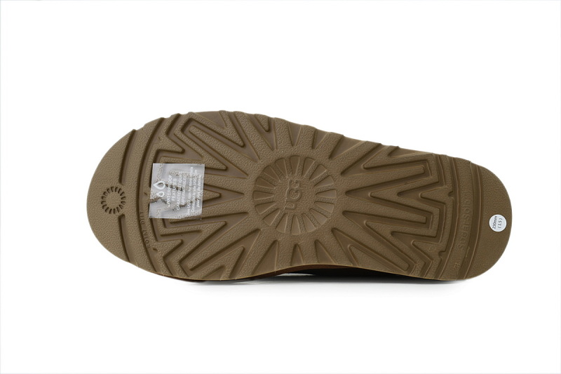 【BA9AP】民族风薄底咖色 UGG 包头保暖厚底鞋 5955 UGG Wmns Tasman Slipper 'Brown'