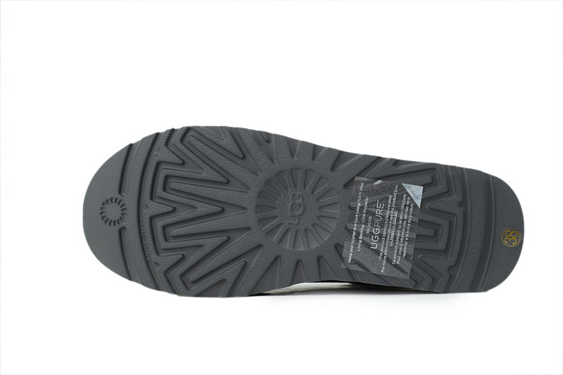 【BA1AP】厚底低筒灰色 UGG 休闲保暖厚底雪地靴 1135092 UGG casual warm thick soled snow boots gray