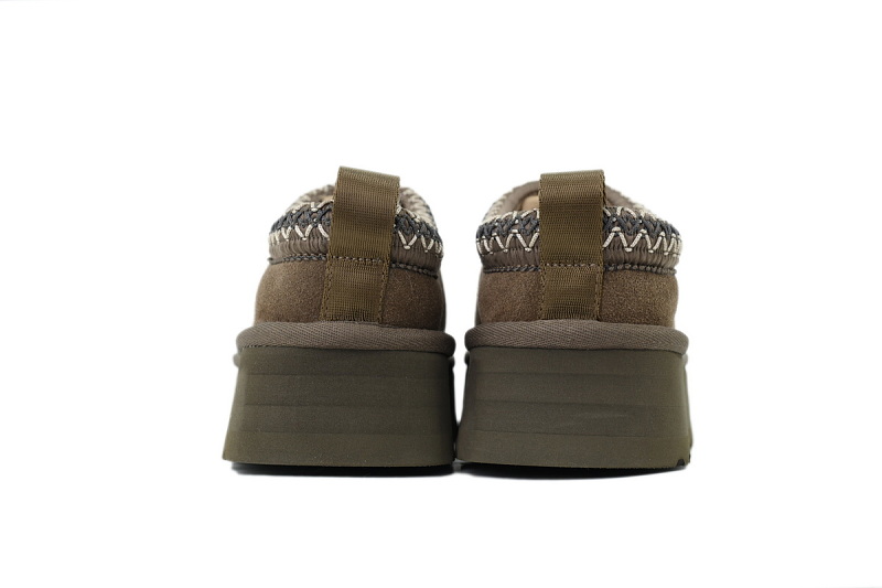 【BA0AP】塔茨/民族胡桃木 UGG 包头增高保暖厚底鞋 1122553 UGG Wmns Tazz Slipper 'walnut wood'