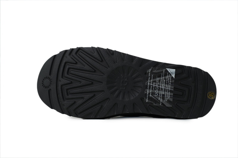 【BA9AP】民族风薄栗黑色 UGG 包头增高保暖厚底鞋 5955 UGG Tasman Slipper 'Black'