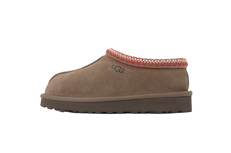 【BA9AP】民族风薄栗咖色 UGG 包头增高保暖厚底鞋 5955 UGG Wmns Tasman Slipper 'Chestnut'