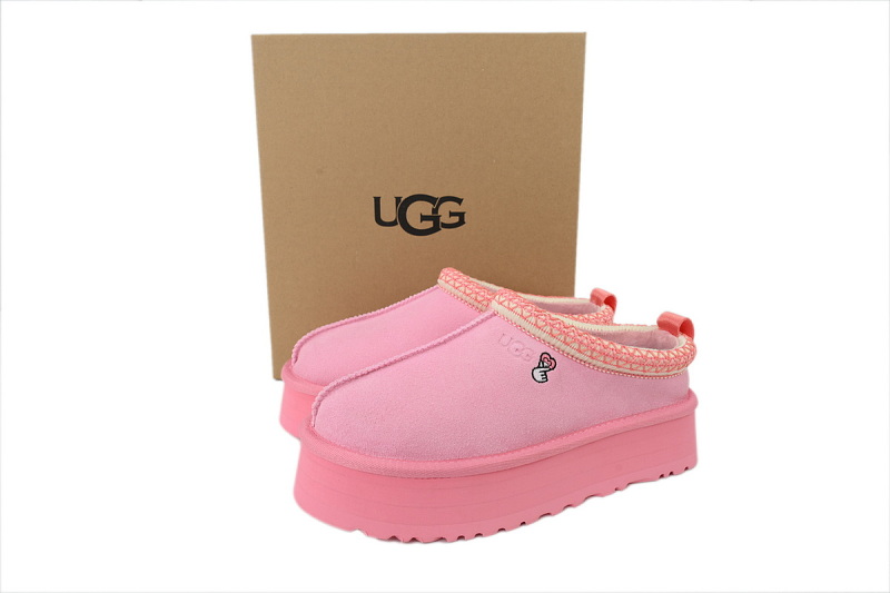 【BA0AP】塔茨/民族风粉色 UGG 包头增高保暖厚底鞋 1172130 UGG Wmns Tazz Slipper 'Love '25 Pack - Tropical Pink
