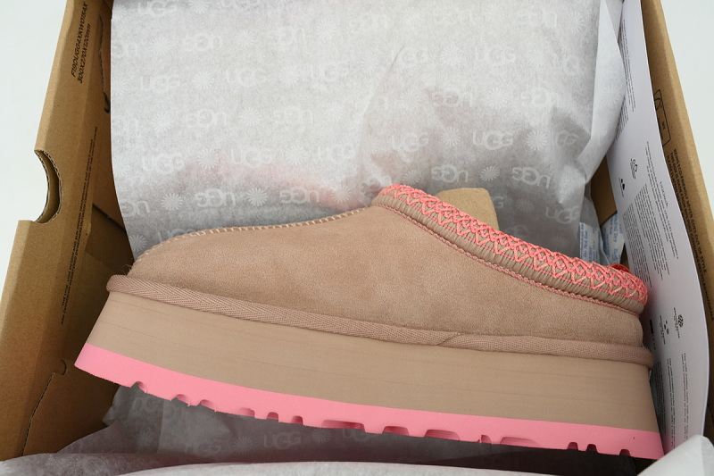 【BA0AP】塔茨/民族风棕粉 UGG 包头增高保暖厚底鞋 1172130  UGG Wmns Tazz Slipper 'Love '25 Pack - Brown pink