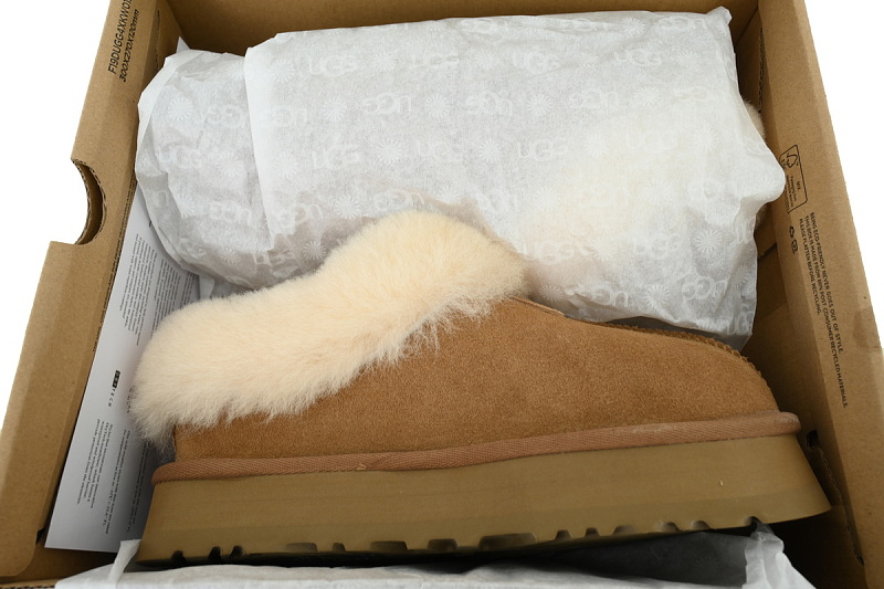 【BA3AP】塔茨勒厚底栗色 UGG 时尚及踝雪地靴 1134811 Tatzler Thick chestnut base