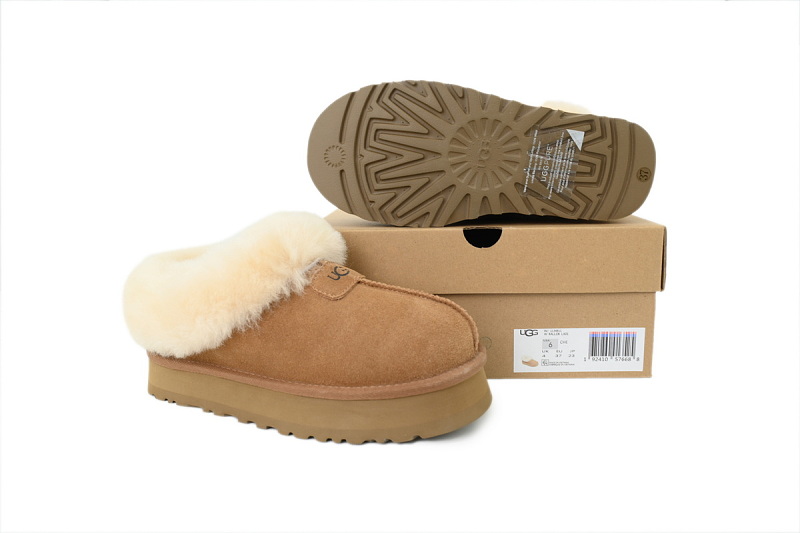 【BA3AP】塔茨勒厚底栗色 UGG 时尚及踝雪地靴 1134811 Tatzler Thick chestnut base