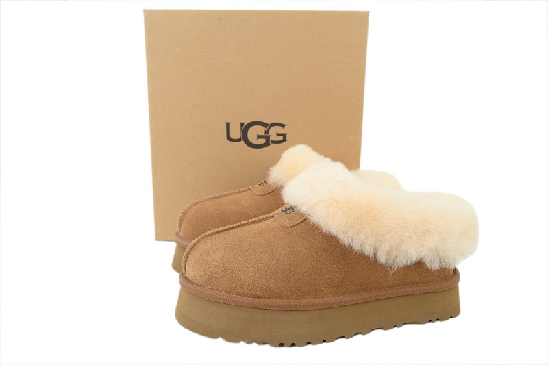【BA3AP】塔茨勒厚底栗色 UGG 时尚及踝雪地靴 1134811 Tatzler Thick chestnut base