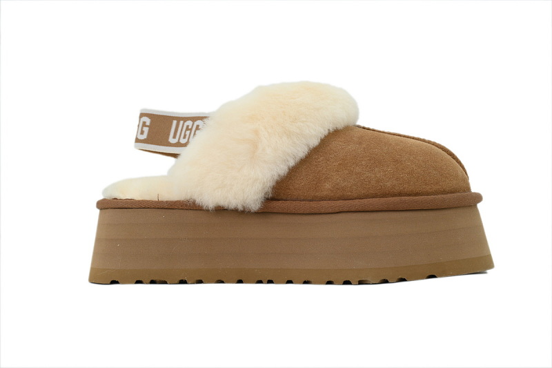 【BA3AP】星拖拉带栗色 UGG 加绒保暖雪地靴 1113474/CHE UGG Wmns Funkette Slipper 'Chestnut'