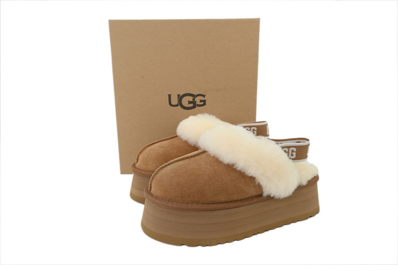 【BA3AP】星拖拉带栗色 UGG 加绒保暖雪地靴 1113474/CHE UGG Wmns Funkette Slipper 'Chestnut'