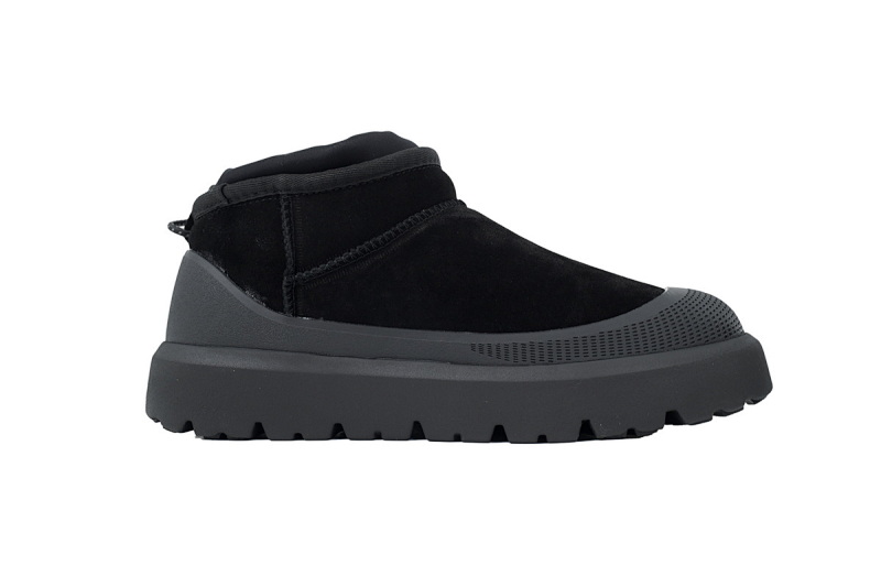 【CA7AP】王二代中筒黑色 UGG 时尚舒适雪地靴 Wang And Generation Medium Tube Black