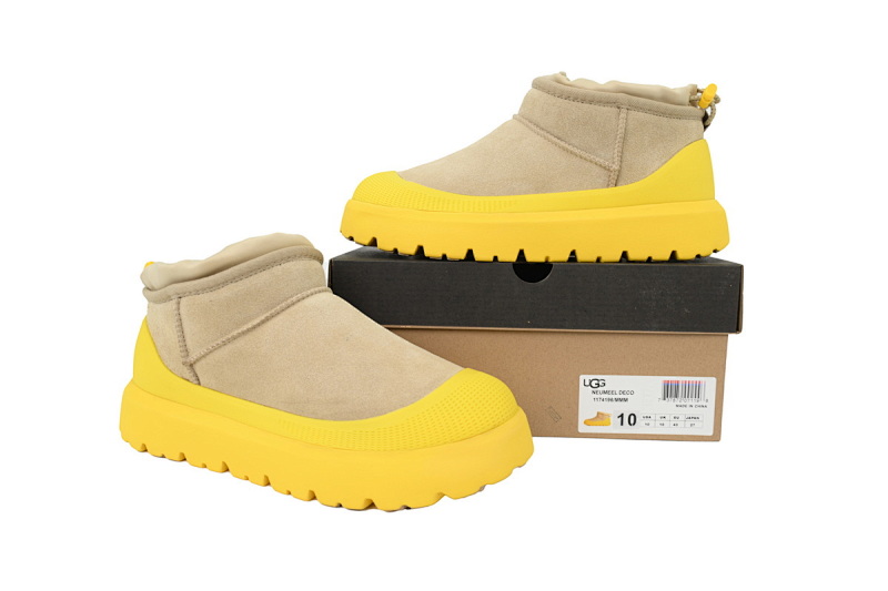 【CA7AP】王二代中筒黄色 UGG 时尚舒适雪地靴 Wang And generation middle tube yellow