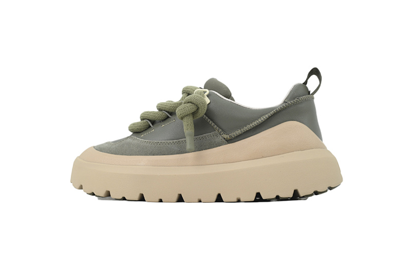 【CA7AP】王二代面包鞋绿色 UGG 时尚舒适雪地靴 Wang Er Dai Bread Shoes Green