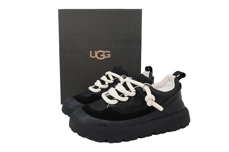 【CA7AP】王二代面包鞋黑色 UGG 时尚舒适雪地靴 Wang Er Dai Bread Shoes Black