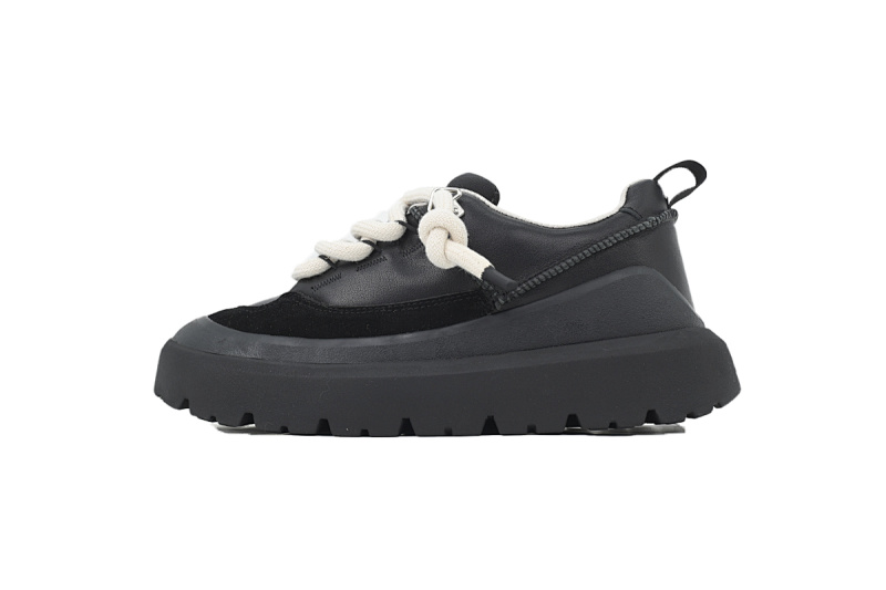 【CA7AP】王二代面包鞋黑色 UGG 时尚舒适雪地靴 Wang Er Dai Bread Shoes Black