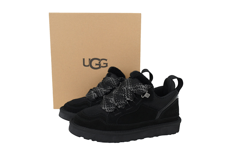 【CA5AP】ugg面包鞋黑色 UGG 简约舒适低帮板鞋 UGG Bread Shoes In Black