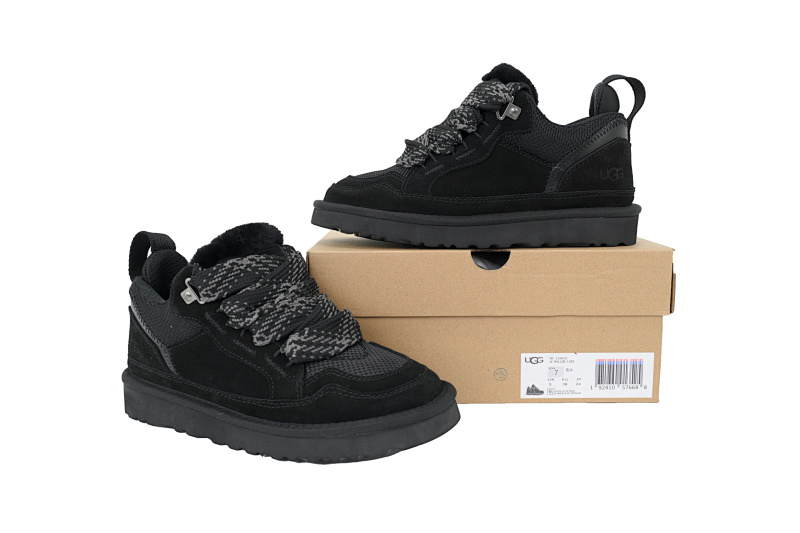 【CA5AP】ugg面包鞋黑色 UGG 简约舒适低帮板鞋 UGG Bread Shoes In Black