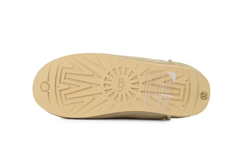 【BA9AP】轻薄一脚蹬沙色 UGG 时尚套脚防磨包头拖鞋 Thin And Light One Foot Sandblasting Color