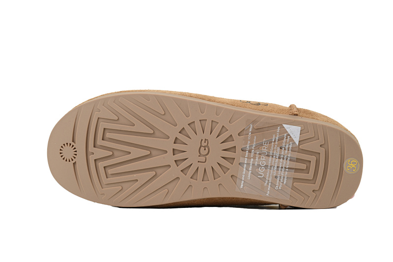 【BA9AP】轻薄一脚蹬栗色  UGG 时尚套脚防磨包头拖鞋 Thin And Light Kick Chestnut Color
