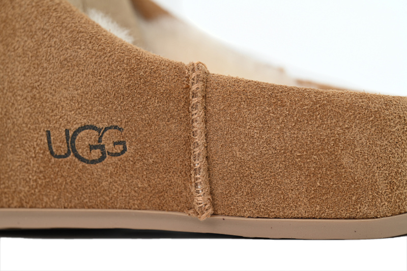 【BA9AP】轻薄一脚蹬栗色  UGG 时尚套脚防磨包头拖鞋 Thin And Light Kick Chestnut Color