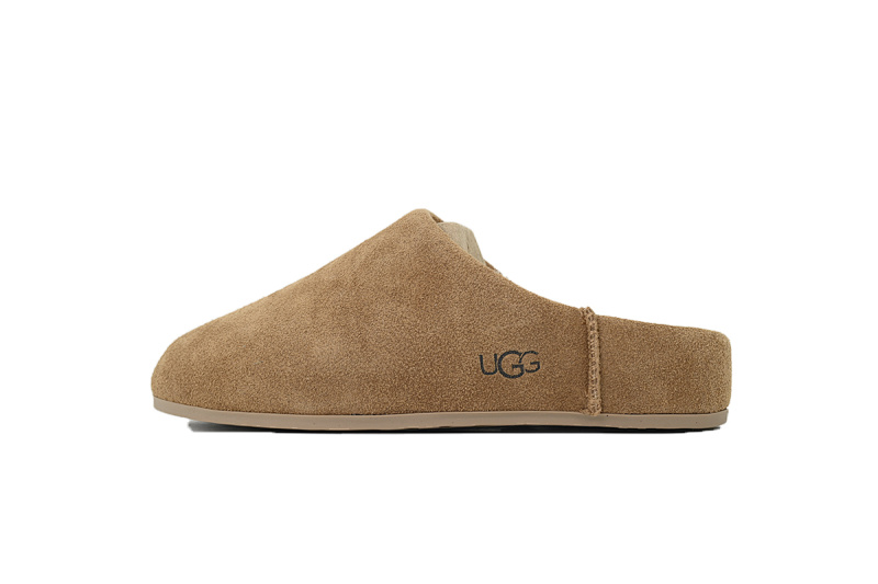 【BA9AP】轻薄一脚蹬栗色  UGG 时尚套脚防磨包头拖鞋 Thin And Light Kick Chestnut Color