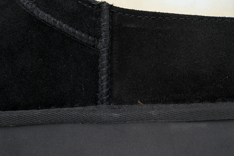 【BA7AP】薄底mini黑色 UGG 绒面保暖复古雪地靴 UGG Thin Black Base