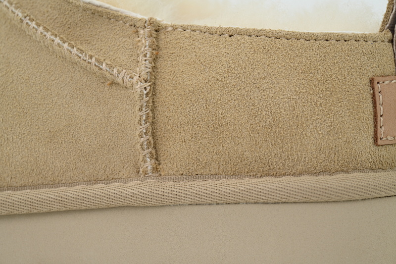 【BA7AP】薄底mini沙色 UGG 绒面保暖复古雪地靴 UGG Thin Sand Color