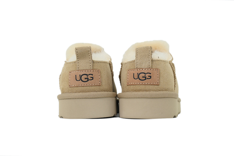【BA7AP】薄底mini沙色 UGG 绒面保暖复古雪地靴 UGG Thin Sand Color