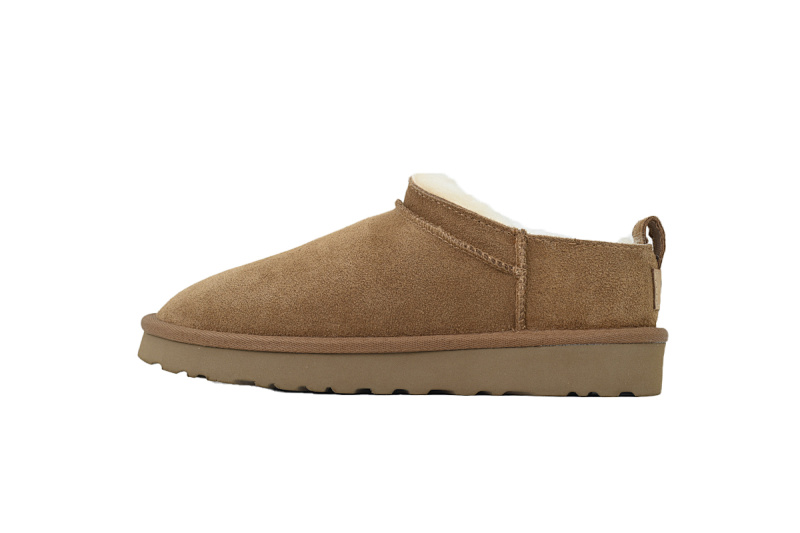 【BA7AP】薄底mini栗色 UGG 绒面保暖复古雪地靴 UGG Thin Base Chestnut Color