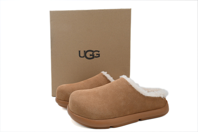 【BA7AP】小土豆棕色 UGG 舒适保暖包头拖鞋 1155888 UGG Brown