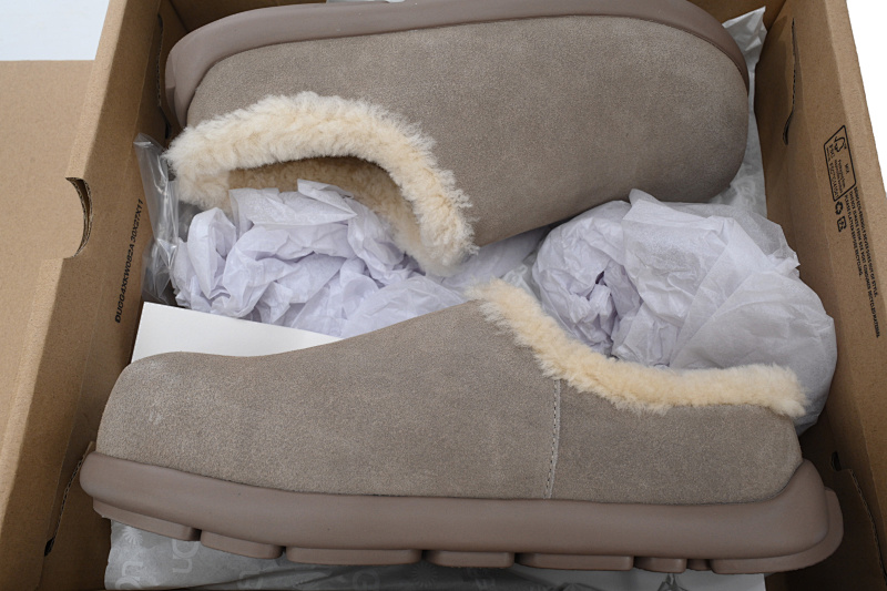 【BA7AP】小土豆沙色 UGG 舒适保暖包头拖鞋 1155888 UGG Khaki