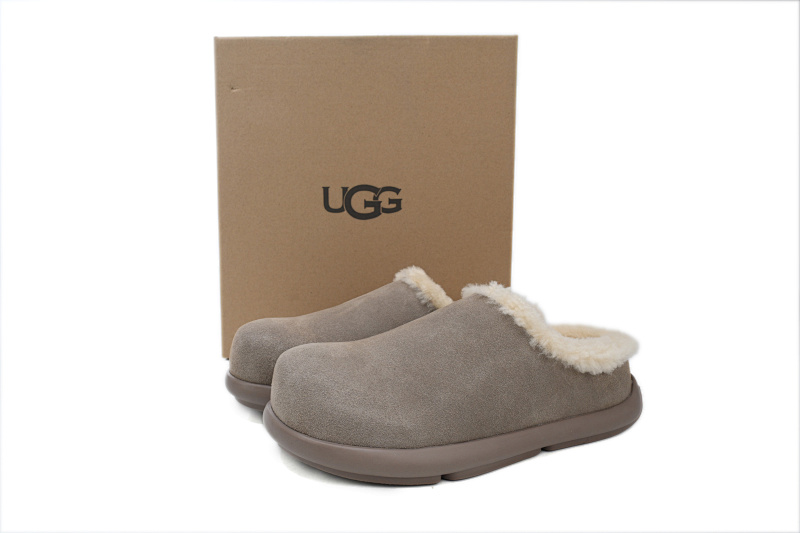 【BA7AP】小土豆沙色 UGG 舒适保暖包头拖鞋 1155888 UGG Khaki