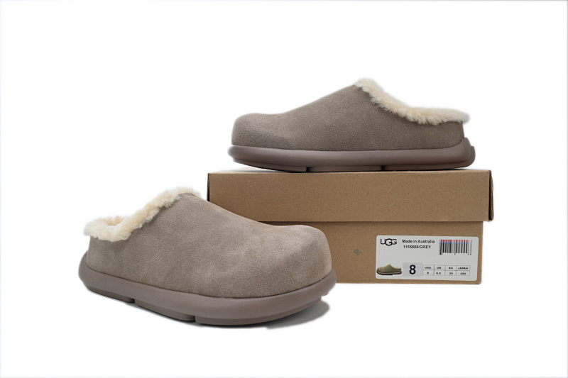 【BA7AP】小土豆沙色 UGG 舒适保暖包头拖鞋 1155888 UGG Khaki