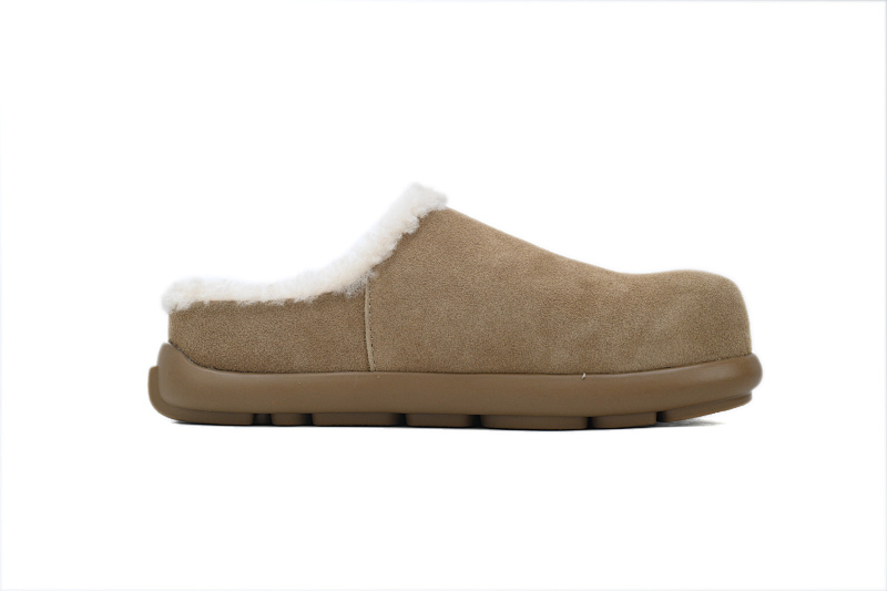 【BA7AP】小土豆栗色 UGG 舒适保暖包头拖鞋 1155888 UGG Brown