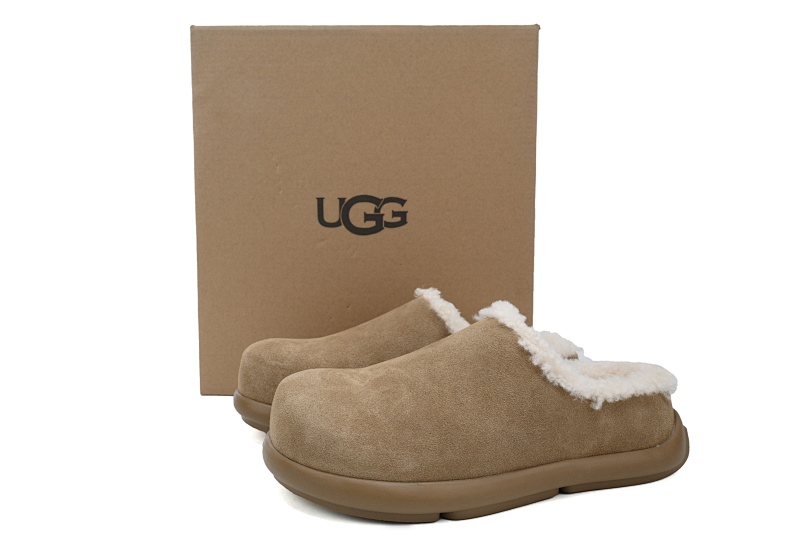 【BA7AP】小土豆栗色 UGG 舒适保暖包头拖鞋 1155888 UGG Brown