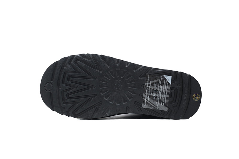 【BA8AP】蝴蝶中筒黑色 UGG 保暖中筒雪地靴 1016501 UGG Black