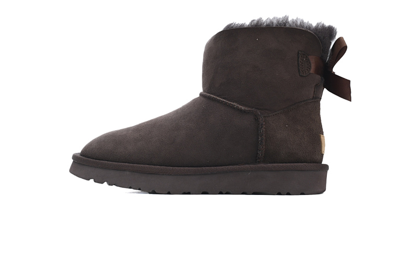 【BA8AP】蝴蝶中筒咖色 UGG 保暖中筒雪地靴 1016501 UGG Coffee