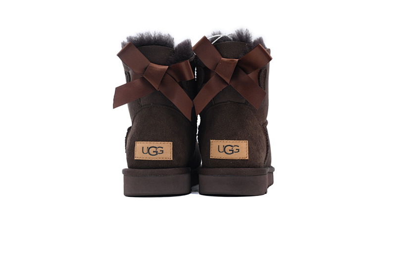 【BA8AP】蝴蝶中筒咖色 UGG 保暖中筒雪地靴 1016501 UGG Coffee