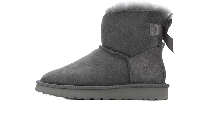 【BA8AP】蝴蝶中筒灰色 UGG 保暖中筒雪地靴 1016501 UGG Grey