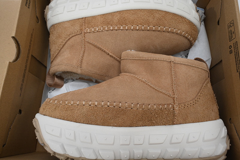 【BA4AP】新款1158200栗色 UGG 厚底短筒雪地靴 1164730 UGG Brown